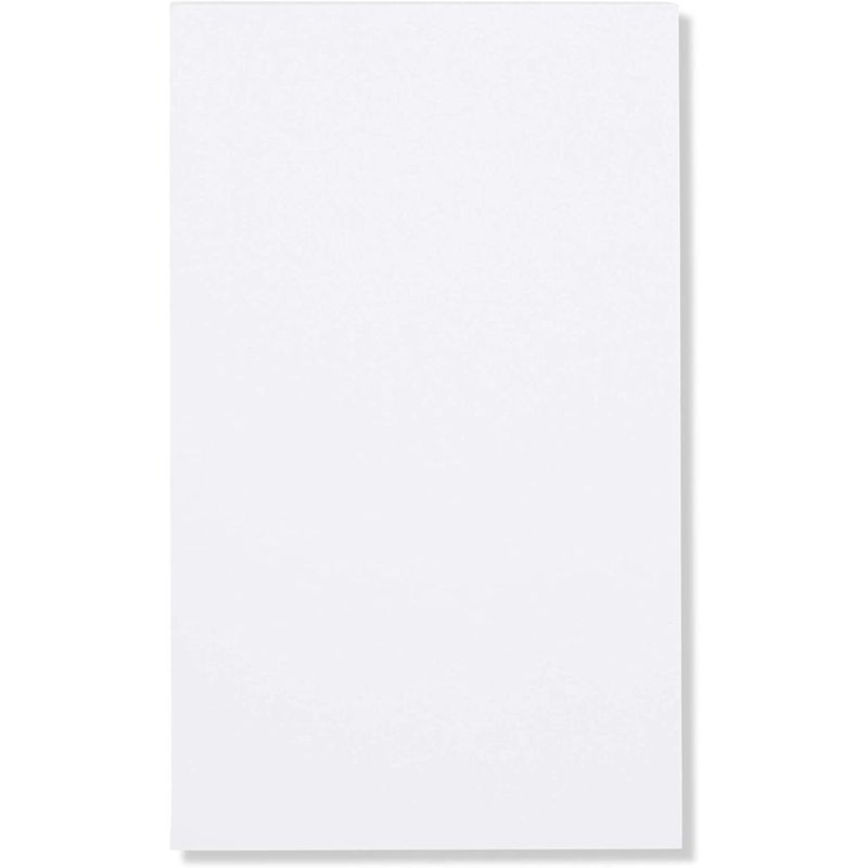 Plain Notepads, Blank Memo Pads with 50 Sheets (3 x 5 Inches, 10 Pack)