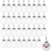 Clear Fillable Christmas Ornaments for Arts and Crafts (2 in, 36 Pack)