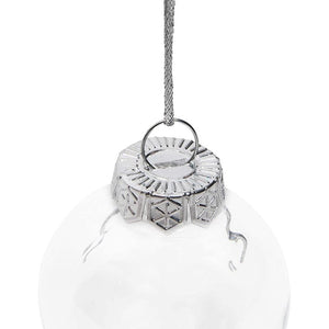 Clear Fillable Christmas Ornaments for Arts and Crafts (2 in, 36 Pack)