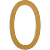 Juvale Metal House Number 0 for Home Address (Gold, 5 Inches)