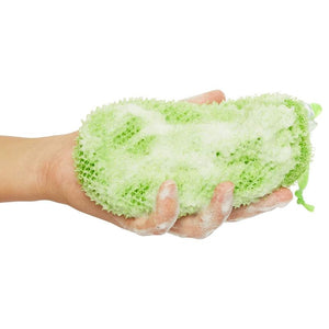 Soap Exfoliating Bag with Drawstring for Shower, 4 Colors (3.5 x 6 In, 4 Pack)