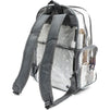 Clear School Backpack, Heavy Duty PVC (17.5 x 12.5 x 6 In)