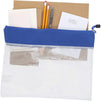 Transparent File Bags with Card Slot (13.25 x 10.25 Inches, 5 Pack)