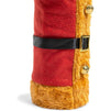 Christmas Wine Bottle Cover, Santa Suit Gift Bag with Bells (5.25 x 11 In, 6 Pack)