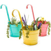 Metal Bucket Planter, Hanging Planters (3 Colors, 6 in., 3 Pack)