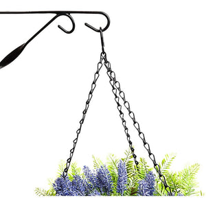 Mounted Wall Hooks for Hanging Garden Planters (12 in, 4 Pack)