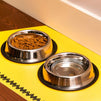 Juvale Stainless Steel Pet Bowls for Cats and Dogs (6.3 in, 2 Pack)