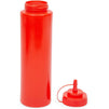 Plastic Condiment Squeeze Bottles (Red, 32 oz, 6 Pack)