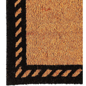 Coco Coir Initial Letter D Monogram Doormat (30 x 17 In)