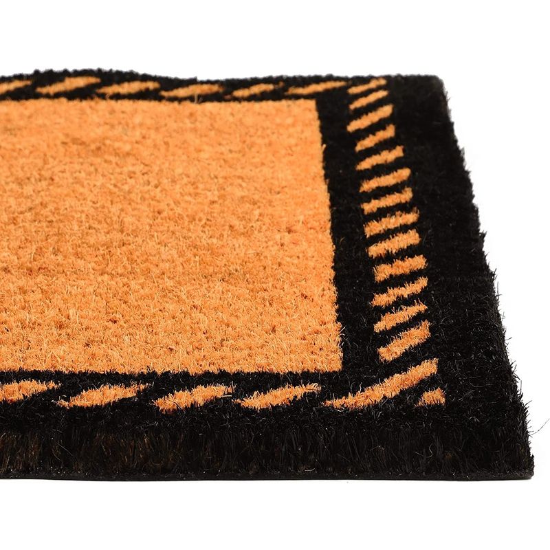 Coco Coir Initial Letter L Monogram Doormat (30 x 17 In)