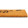 No Pricks Allowed Natural Coco Coir Mat with Cactus, Nonslip Doormat (17 x 30 in)