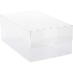 Stackable Shoe Storage Boxes, Plastic Shoe Box (13 x 8.25 x 5.1 In, 10 Pack)