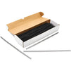 Black Spiral Binding Coils, Plastic Spines for 30 Sheets (12 in, 6mm, 4:1 Pitch, 100 Pack)