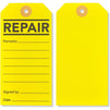 Maintenance Repair Tags (Yellow, 2.6 x 5.25 in, 100 Pack)