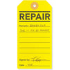 Maintenance Repair Tags (Yellow, 2.6 x 5.25 in, 100 Pack)