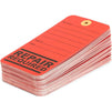 Repair Required Tags with Perforation (Red, 3 x 5.75 In, 100 Pack)