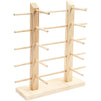 Juvale 10 Pair Sunglasses Organizer, Wooden Eyewear Display Stand (13.5 x 14 x 3.75 in)