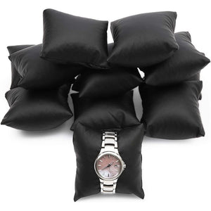 Pillows for Jewelry, Watch Pillow (Black, 3 in, 12 Pack)