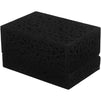 Rectangle Velvet Jewelry Gift Box (8.5 x 5.8 x 4.5 Inches, Black)