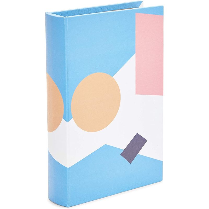 Books Storage Box for Home Decor, Abstract Painting (3 Sizes, 3 Pieces)