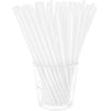 PLA Drinking Straws for Beverages, Long Flexible Clear Straws (8.3 In, 500 Pack)
