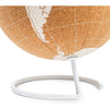 Mini Cork Globe, 6 Push Pins, Educational World Map for Desktop (5.9 x 7.87 in)