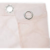 Grommet Curtain Panels, Sheer Pink Faux Linen (54 x 84 Inches, 2 Pack)