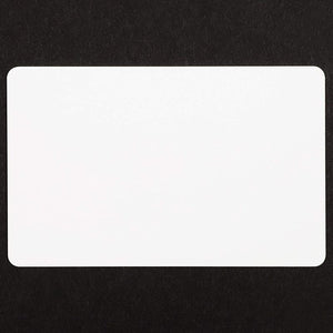 PVC Cards for ID Badges, Not for Sublimation (3.25 x 2.15 in, White, 100 Pack)