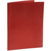 Pocket Folders, Red Tri-Fold File Organizers (11.5 x 9 Inches, 24 Pack)