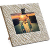 Juvale Wooden Boho Clipboard Picture Frame for Photo in Landscape (9.5 x 8 Inches)