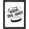 Bathroom Wall Art Prints, Funny Quotes Bathroom Decor (8 x 0.5 x 10 In, 4 Pack)