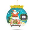 Santa Claus Countdown to Christmas, Hanging Holiday Decorations (11.75 x 13 in)