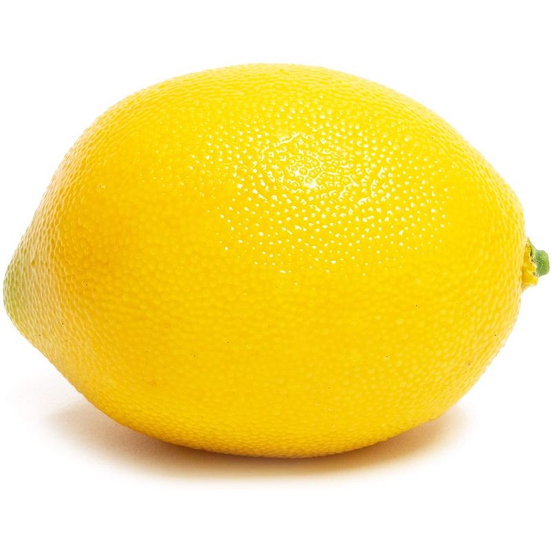 Juvale Artificial Lemons, Yellow Faux Fruit Decor (2.5 Inches, 12 Pack)