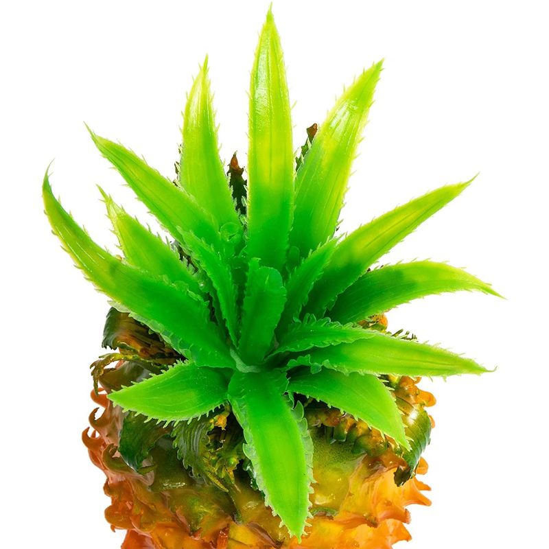 Juvale Artificial Pineapple, Faux Fruit Decor (8.2 in, 2 Pack)
