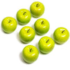 Juvale Artificial Green Apples, Faux Fruit Decor (2.7 in, 8 Pack)