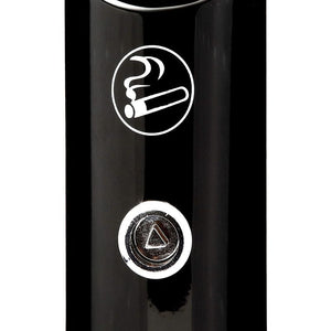 Outdoor Wall Mounted Cigarette Butt Receptacle (9 In, Black)