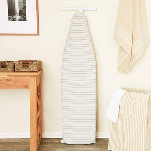 Juvale Ironing Board Cover and Pad, Heavy Duty, Grey Stripe Pattern (15 x 54 in)