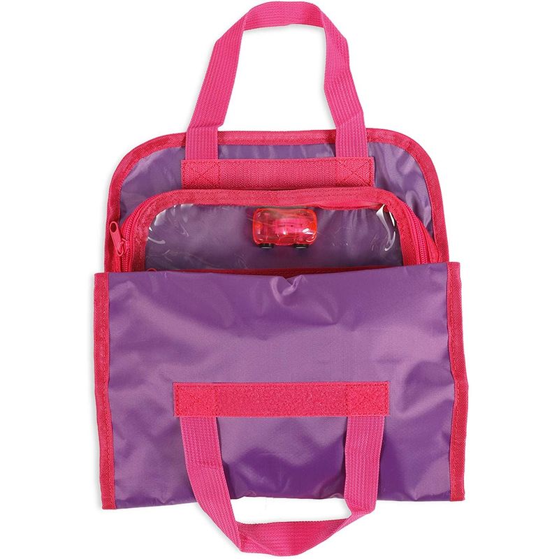 Hanging Toy Storage Organizer for Kids (Purple, 10.6 x 25 Inches)