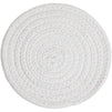 Cotton Trivet Potholder Set, Round Coasters in 4 Colors (7 Inches, 4 Pack)