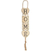 Juvale Wood Welcome Home Front Door Signs with Hemp Rope (2 Pack)