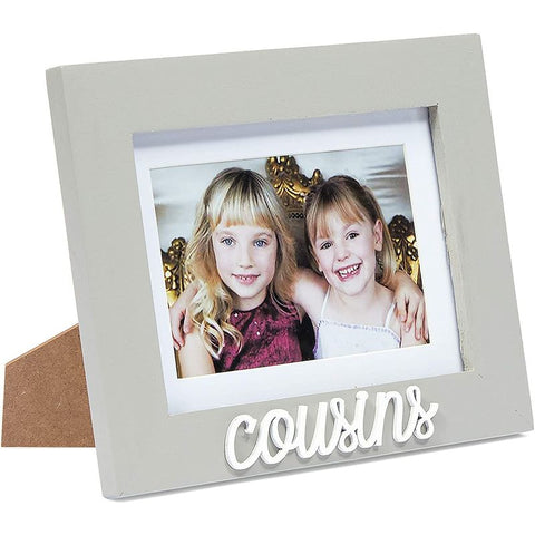 Cousins Picture Frame - 5x7 Frame Holds 4x6 Photo – Legacy Images