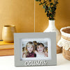 Juvale Cousins Picture Frame for 4 x 6 and 5 x 7 Inch Photos (Grey, 9 x 0.5 x 7.1 Inches)