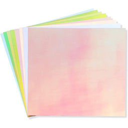 Holographic Vinyl Opal Sheets (12 x 12 Inches, 8 Sheets)