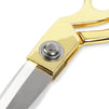 Gold Stainless Steel Sewing Scissors for Quilting, Fabric Crafts (8 Inches)