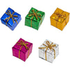 Mini Ornaments, Holiday Table Decor (5 Colors, 1.15 in, 96 Pack)