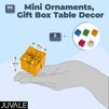 Mini Ornaments, Holiday Table Decor (5 Colors, 1.15 in, 96 Pack)