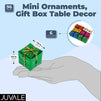 Mini Ornaments, Holiday Table Decor (6 Colors, 1.15 in, 96 Pack)
