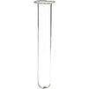 Metal Hinged Plant Stand Set with Glass Test Tube Vases (Gold, 6 Pieces)