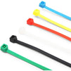 Colorful Zip Ties with 2 Removal Clippers, Perfect Luggage Identifier (7.7 in, 100 Pack)