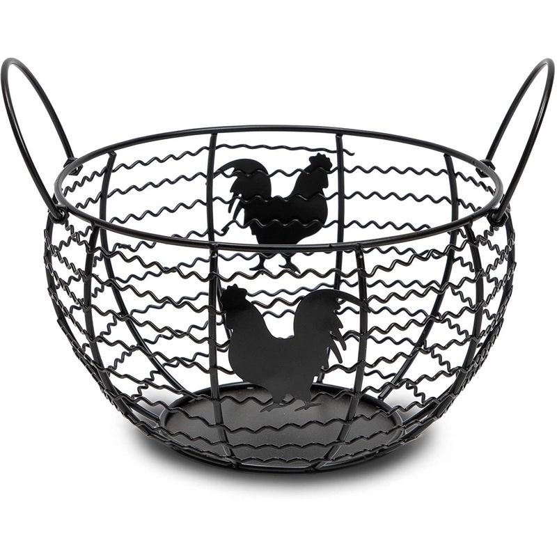 Metal wire chicken egg basket